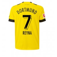 Borussia Dortmund Giovanni Reyna #7 Fotballklær Hjemmedrakt 2022-23 Kortermet